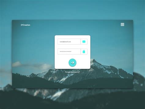 Daily Ui Login Page By Tanvir Tanmay On Dribbble