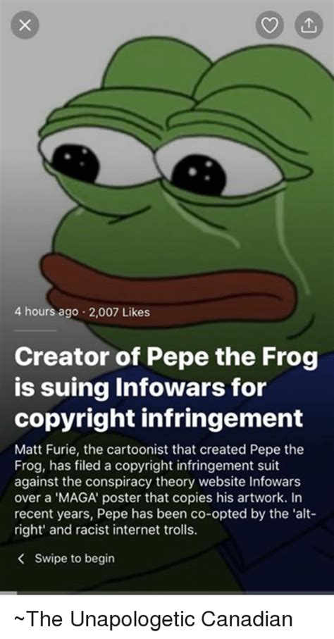 25 Best Memes About Creator Of Pepe Creator Of Pepe Memes