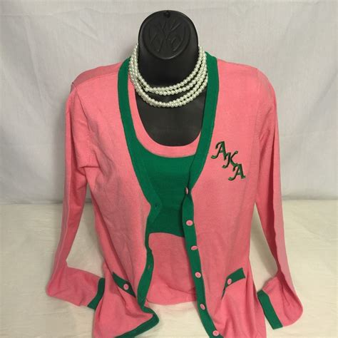 Kendalls Greek Smartwear Alpha Kappa Alpha Jackets Pink And Green