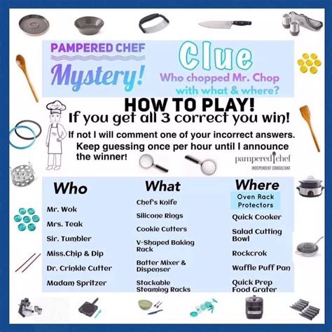 Pampered Chef Games With Answers Add Fun And Excitement To Your