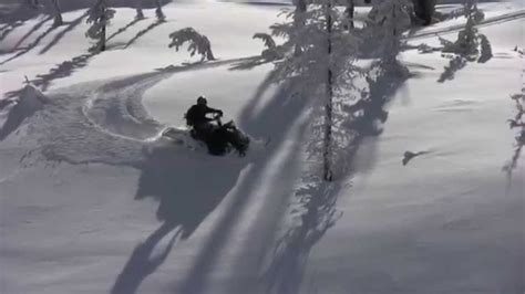 Great Snowmobile Deep Powder Video Clip Youtube
