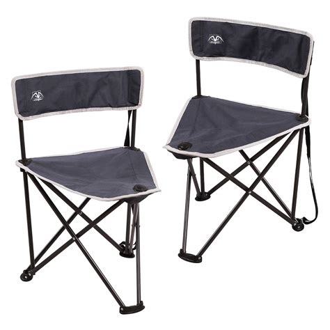 REDCAMP Lightweight Folding Tripod Chair with Back folding chairs for