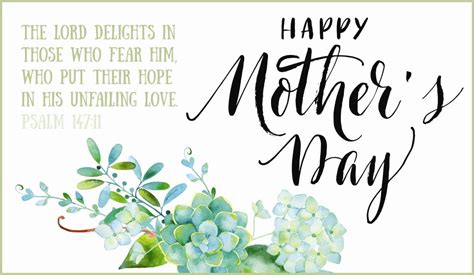 Sometimes the best way to express your feelings is to keep the sentiment simple. Mother's Day - Psalm 147:11 eCard - Free Mother's Day Cards Online