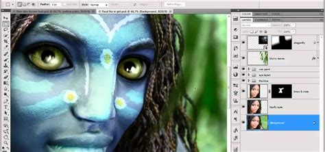 How To Create Avatar Style Navii Irises In Adobe Photoshop Cs5
