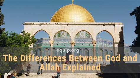 Differences Between God And Allah Explained Youtube