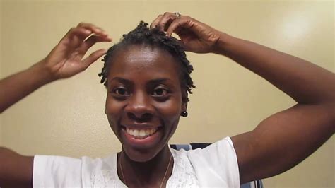A cool alternative to natural hair braids styles. 2 Strand Twist on Short Natural hair, Protective Style on ...