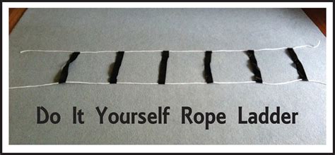 Diy Rope Ladder For A Couple Of Bucks Your Therapy Source