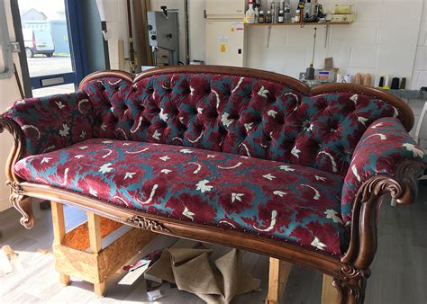 Antique Sofa Re-Upholstered