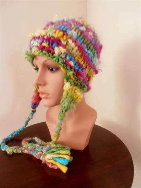Add Ear Flaps To Knit Hat Slouchy Beanie Knit Hat Easy Knitting