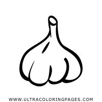 Garlic Coloring Page - Ultra Coloring Pages