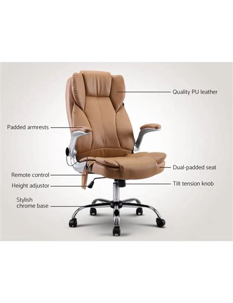 Artiss 8 Point Massage Office Chair Kuro Computer Chair Recliner
