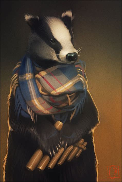 Badger By Gaudibuendia On Deviantart Badger Illustration Character