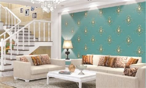 Gambar motif wallpaper dinding ruang tamu raja minimalis. Wallpaper Dinding Rumah Dan Manfaat Memasang Wallpaper