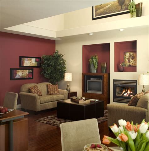 Popular House Paint Colors For 2014 Burgundy Living Room Beige
