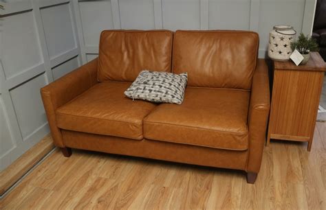 The English Sofa Company Columbus Small Leather Sofa 25 Seater