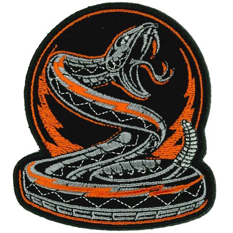 Our Ebay Store Rattler Emblem Patch High Thread Iron On Heat Sealed