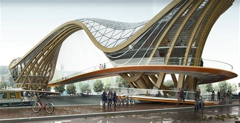 Mixed Use Bridge For Amsterdam Laurent Saint Val Evolo