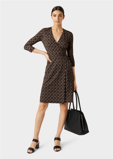 Delilah Wrap Dress Hobbs