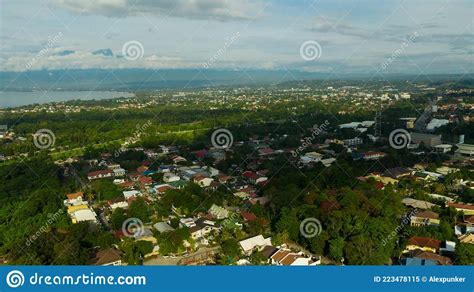 Aerial View Of The Davao City Stock Image Image Of Tower District