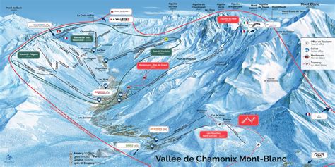 Chamonix Ski Resort Piste Ski Maps