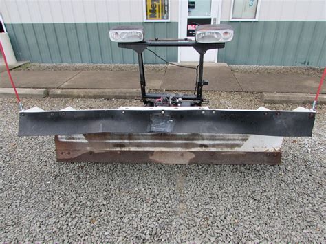 Used Blizzard 8ft 8000hd Snow Plow Power Hitch 2 Ebay