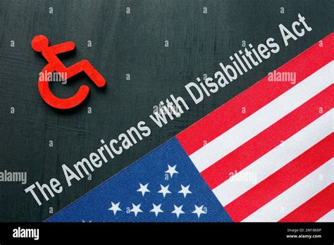 Ada Or The Americans With Disabilities Act Concept Disabled Person