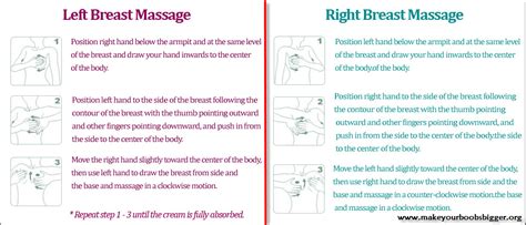 find the best natural breast enlargement massage techniques to increase your breast size at home