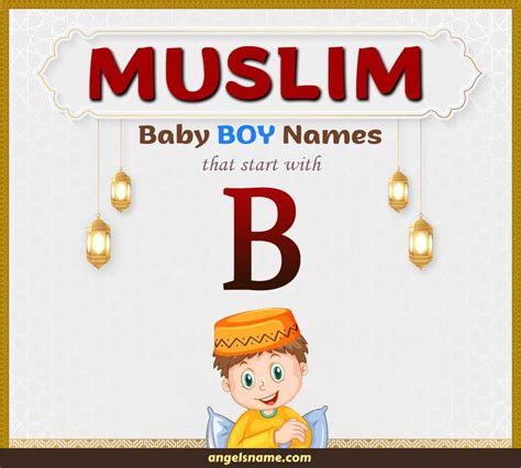 100 Most Beautiful Muslim Boy Names Starting With B