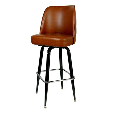 Lancaster Table And Seating Light Brown Barstool With 19 Wide Bucket