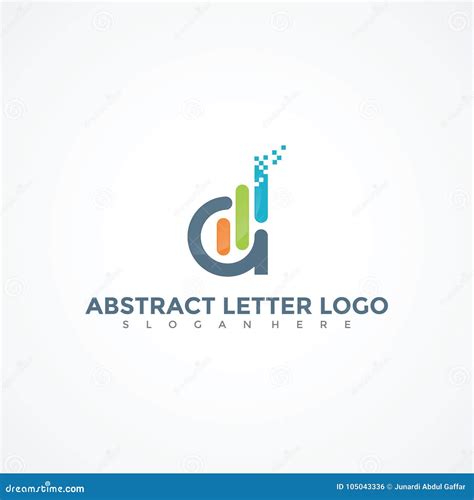 Lettre Abstraite D Logo Template Illustrateur Env De Vecteur 10