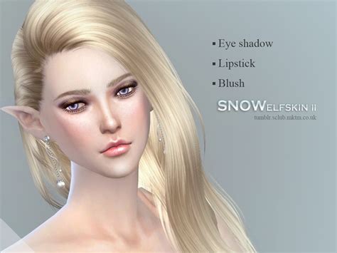 Snow Elf Skintones All Age Ii By S Club At Tsr Sims 4 Updates