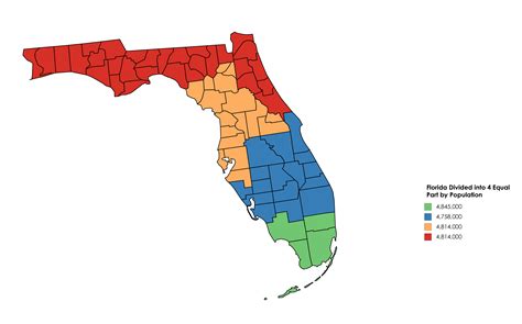 Map Of Florida Showing Counties Map