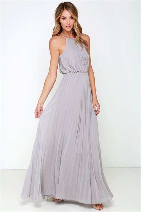 The vibrant and elegant grey bridesmaid dresses, is your new most essential element. Bariano Melissa Light Grey Maxi Dress | Light grey ...