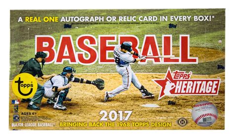 Baseball cards └ sports trading cards └ sports memorabilia all categories antiques art baby books, comics & magazines business, office & industrial cameras. 2017 Topps Heritage Baseball Hobby Box | DA Card World