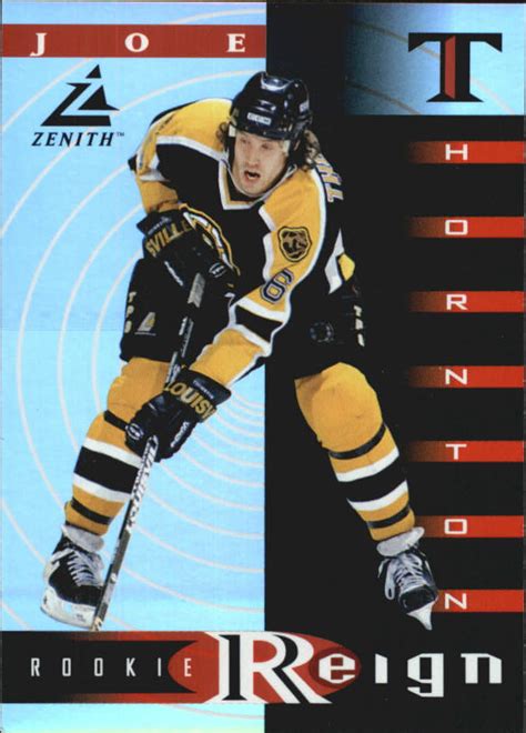 Additional product data great for any joe pavelski, joe thornton or ryane clowe fan this is a collectible trading card. 1997-98 (BRUINS) Zenith Rookie Reign #2 Joe Thornton | eBay