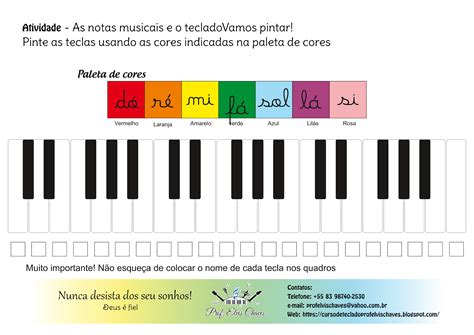 🎼 Partituras 🎶 Score 🎹 Sheet Music Atividade As Notas Musicais E O