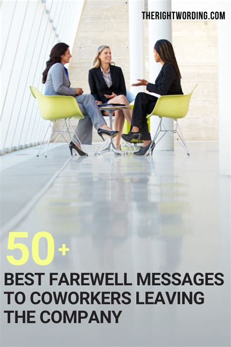 What to write in a goodbye message when leaving the company or the job, after resignation or retirement, switching to another organization i'm grateful to have outstanding and supportive coworkers like you. 50+ Best Farewell Messages To Coworkers Leaving The Company