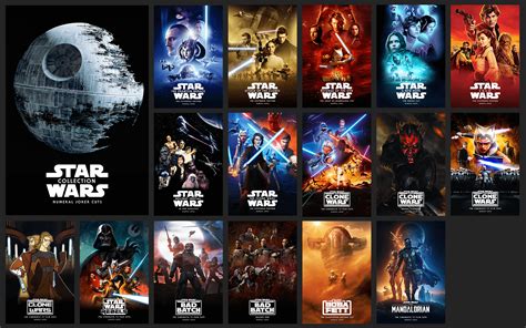 Collection Star Wars Set For Numeral Jokers Cuts Rplexposters