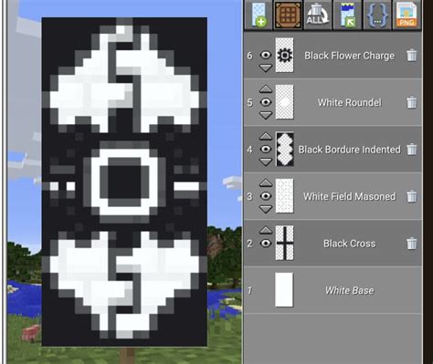Black And White Banner Minecraft Banner Designs Minecraft Crafts