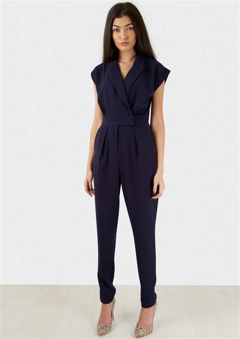 How To Style Navy Jumpsuit Outfits Carey Fashion