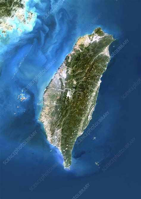 Taiwan Satellite Image Stock Image C0033237 Science Photo Library