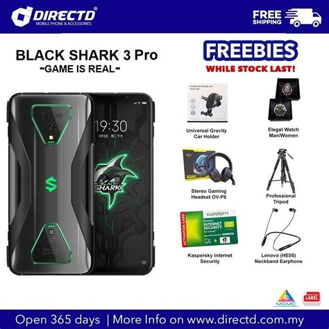 It has a 48 mp, f/1.75. Black Shark 3 Pro Price in Malaysia & Specs - RM3999 ...