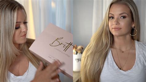 Xo Britt Aldean Extensions Unboxing And Tutorial Elena Carmella Youtube