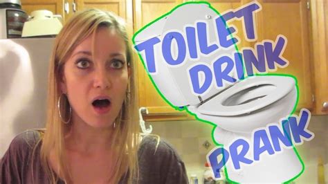 Toilet Water Drink Prank Pranks Drinking Water Life Magazine