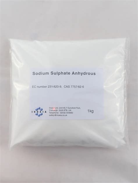 Buy Sodium Sulphate Anhydrous At Inoxia Ltd