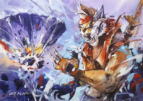 Fortnite 4 Dire Watercolour Painting By Abstractmusiq On Deviantart