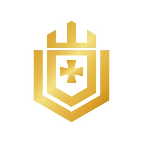 Gambar Perisai Mahkota Raja Kerajaan Plus Logo Lencana Perlindungan