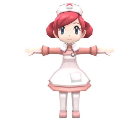 3ds Pokémon X Y Pokémon Center Nurse The Models Resource