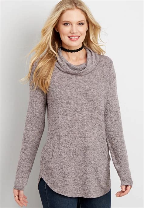 The 24 7 Lightweight Cowl Neck Tunic Maurices