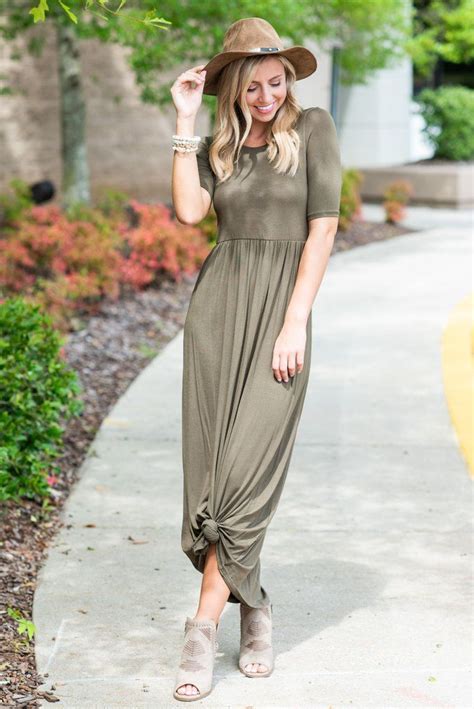 On The Lookout Maxi Dress Olive The Mint Julep Boutique New Fashion
